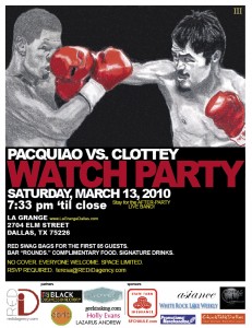 Pacquiao vs Clottey Exclusive DFW Watch Party