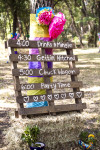 DIY Hand painted pallet sign. So easy & Free! Country Wedding Decor by ABRIDstudio.com