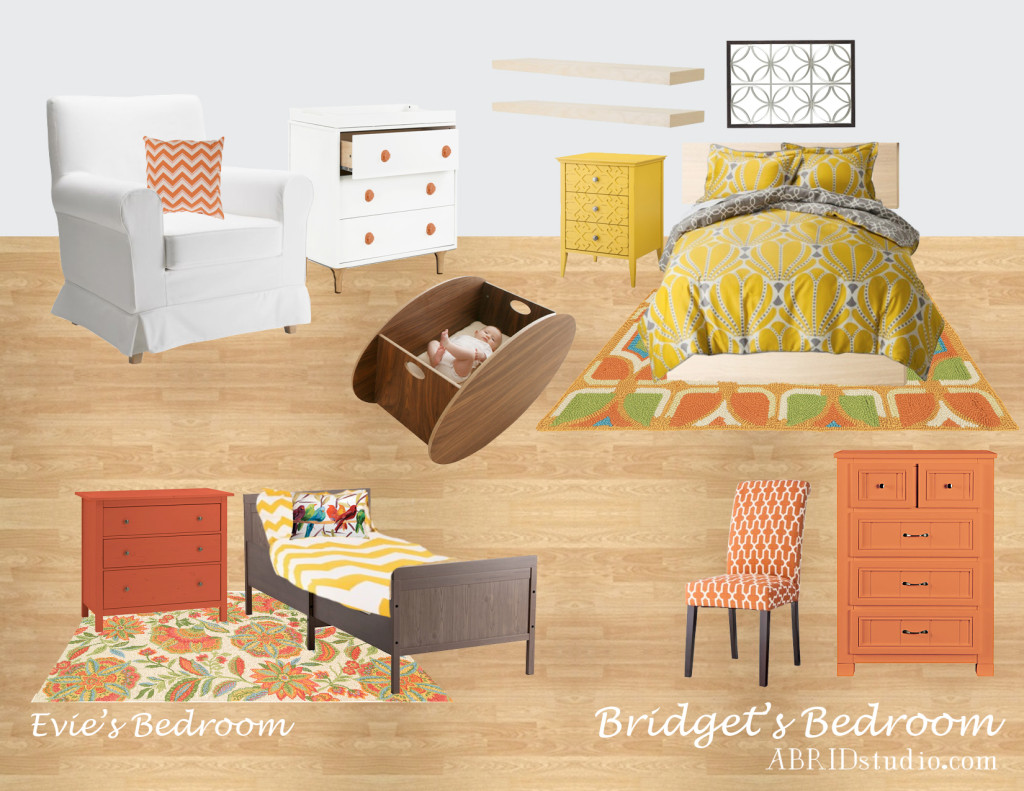 Bridget's Bedroom E-Design Style Board ABRIDstudio.com