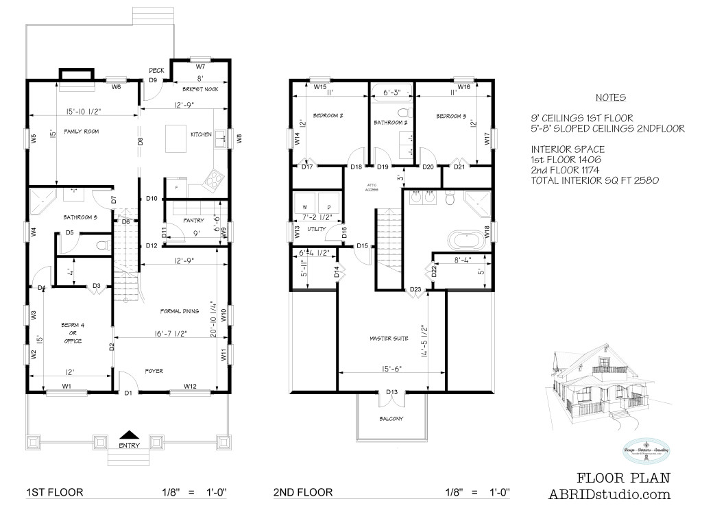 Modern Craftsman House Plans, Craftsman Style House Floor Plans