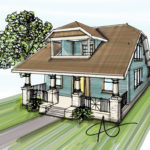 Modern Craftsman House Plan