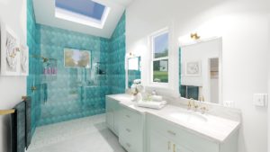Bathroom Interior Design Rendering